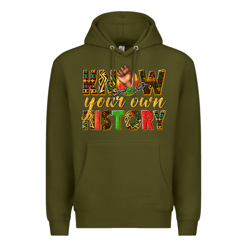 Know Your Own History Premium Hoodie by texasbilliewilder | Teevron