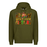Army Green know your own history Premium Hoodie - texasbilliewilder