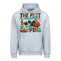Heather Grey the best memories are made camping Urban Hoodie - texasbilliewilder