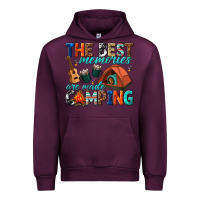 Mauve Wine the best memories are made camping Urban Hoodie - texasbilliewilder