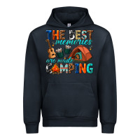 Navy the best memories are made camping Urban Hoodie - texasbilliewilder