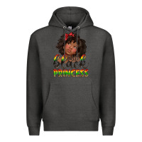 Charcoal Heather little black princess Premium Hoodie - texasbilliewilder