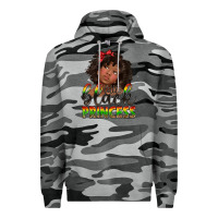 Slate Camo little black princess Premium Hoodie - texasbilliewilder