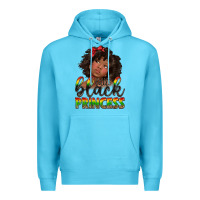 Ocean Blue little black princess Premium Hoodie - texasbilliewilder