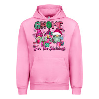 Fuchsia Pink gnome for the holidays Urban Hoodie - Zillion Design Studio
