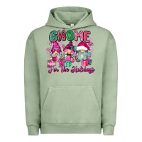 Pigment Oil Green gnome for the holidays Urban Hoodie - Zillion Design Studio
