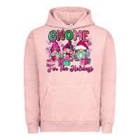 Pigment Salmon gnome for the holidays Urban Hoodie - Zillion Design Studio