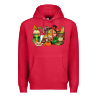 Cardinal thanksgiving coffee cups Premium Hoodie - Zillion Design Studio