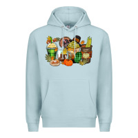 Blue Mist thanksgiving coffee cups Premium Hoodie - Zillion Design Studio