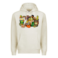 Oatmeal Heather thanksgiving coffee cups Premium Hoodie - Zillion Design Studio