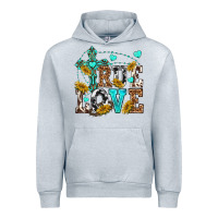 Heather Grey true love Urban Hoodie - texasbilliewilder