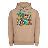 Pigment Burro true love Urban Hoodie - texasbilliewilder