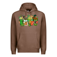 Chestnut t rex coffee cups Premium Hoodie - Zillion Design Studio