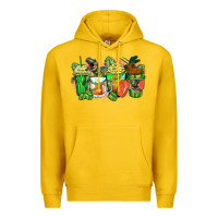 Lemon t rex coffee cups Premium Hoodie - Zillion Design Studio