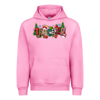 Fuchsia Pink Christmas teacher Urban Hoodie - Zillion Design Studio