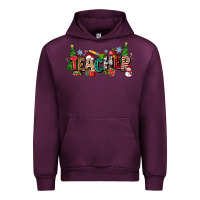 Mauve Wine Christmas teacher Urban Hoodie - Zillion Design Studio