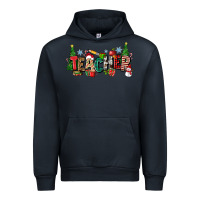 Navy Christmas teacher Urban Hoodie - Zillion Design Studio