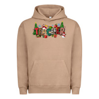 Pigment Burro Christmas teacher Urban Hoodie - Zillion Design Studio