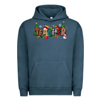 Pigment Midnight Navy Christmas teacher Urban Hoodie - Zillion Design Studio