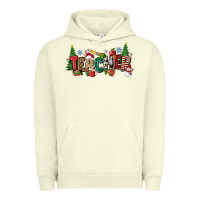 Pigment Pistachio Christmas teacher Urban Hoodie - Zillion Design Studio