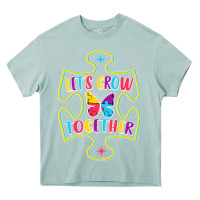 Arona Let s Grow Together Heavy Core Tee - CowhideDigitalArt