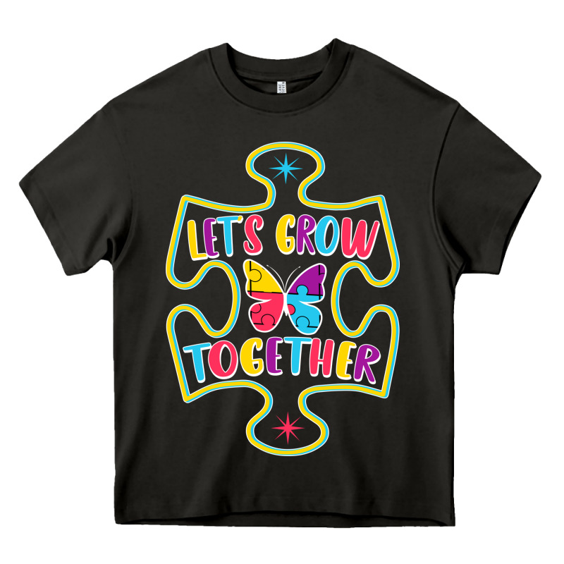 Let S Grow Together Heavy Core Tee by CowhideDigitalArt | Teevron