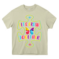 Mossy Let s Grow Together Heavy Core Tee - CowhideDigitalArt