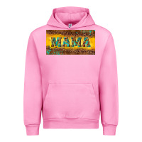 Fuchsia Pink Mama with gemstone Urban Hoodie - RanaPortraitStore