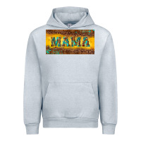 Heather Grey Mama with gemstone Urban Hoodie - RanaPortraitStore