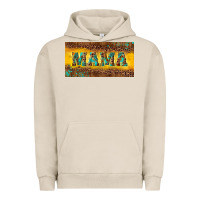 Pigment French Oak Mama with gemstone Urban Hoodie - RanaPortraitStore
