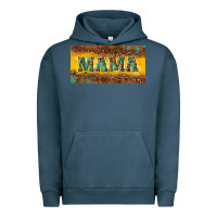 Pigment Midnight Navy Mama with gemstone Urban Hoodie - RanaPortraitStore