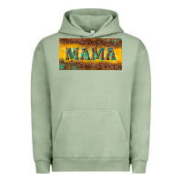 Pigment Oil Green Mama with gemstone Urban Hoodie - RanaPortraitStore