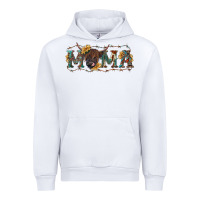 White Mama with highland cow Urban Hoodie - RanaPortraitStore