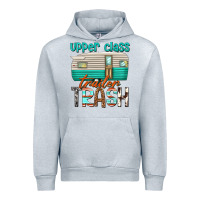 Heather Grey upper class trailer trash Urban Hoodie - texasbilliewilder