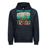 Navy upper class trailer trash Urban Hoodie - texasbilliewilder