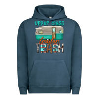 Pigment Midnight Navy upper class trailer trash Urban Hoodie - texasbilliewilder