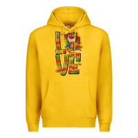 Lemon love juneteenth with fist Premium Hoodie - texasbilliewilder