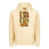 Pina Colada love juneteenth with fist Premium Hoodie - texasbilliewilder