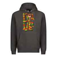 Smoke love juneteenth with fist Premium Hoodie - texasbilliewilder