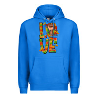 True Royal love juneteenth with fist Premium Hoodie - texasbilliewilder