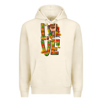 Tofu love juneteenth with fist Premium Hoodie - texasbilliewilder