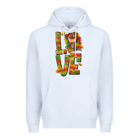 White love juneteenth with fist Premium Hoodie - texasbilliewilder