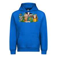 Cobalt western cow coffee cup Urban Hoodie - texasbilliewilder