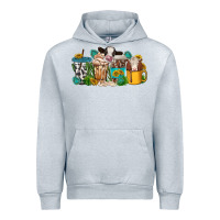 Heather Grey western cow coffee cup Urban Hoodie - texasbilliewilder