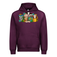 Mauve Wine western cow coffee cup Urban Hoodie - texasbilliewilder