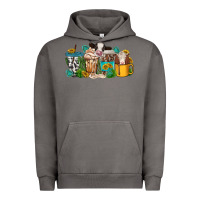 Pigment Tornado western cow coffee cup Urban Hoodie - texasbilliewilder