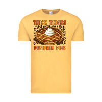 Vintage Mustard Thick Thighs Pumpkin Pies Vintage Tee - Artiststas