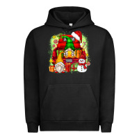 Pigment Black christmas gnome truck Urban Hoodie - Zillion Design Studio