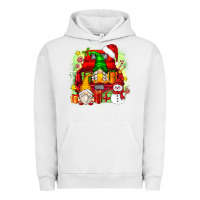 Pigment Lunar Rock christmas gnome truck Urban Hoodie - Zillion Design Studio
