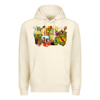 Sandshell lunch lady coffee cups Premium Hoodie - Zillion Design Studio